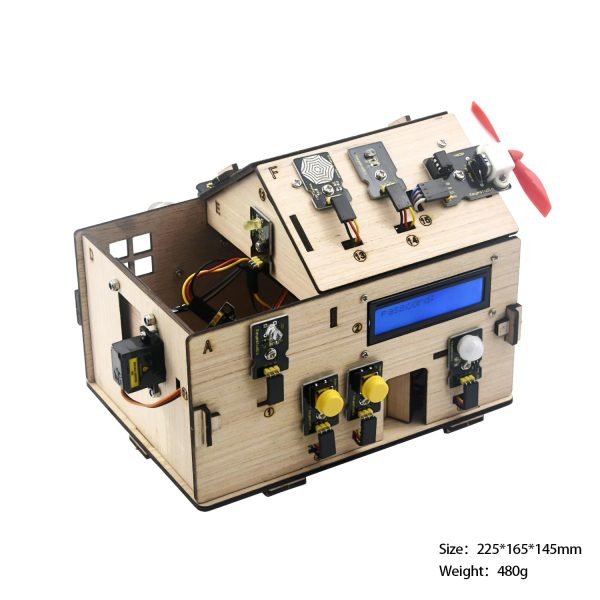 Wooden House DIY Electronic Learning Kit for Arduino