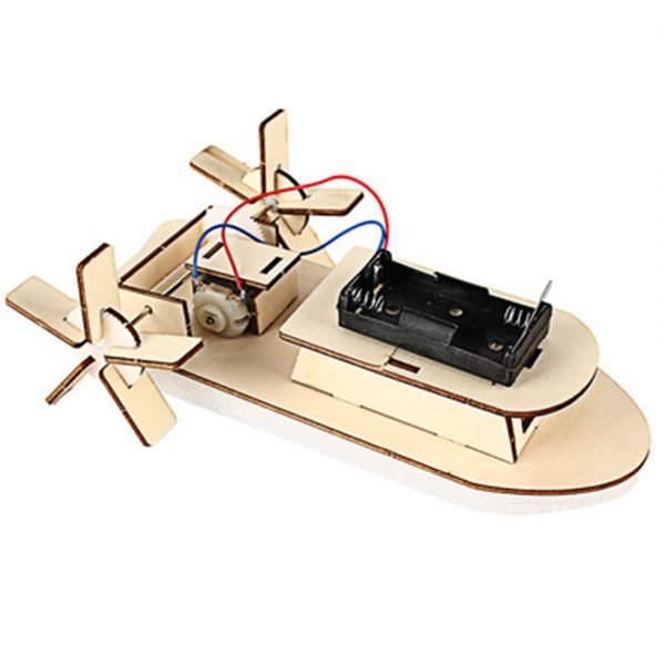 DIY-Power-Yacht-Boat-Wooden-Electric-Assembled-Puzzle-Brain-Game-Toy-Science-Teaching-Aids-Kids-Gifts