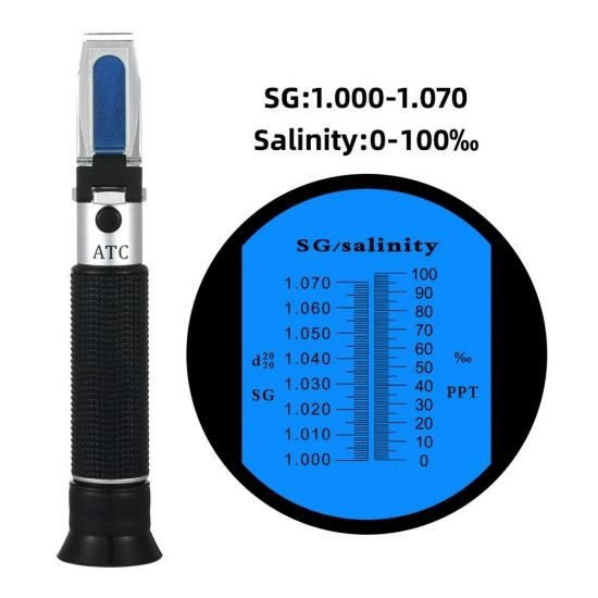 Αλατόμετρο Διαθλασιόμετρο 0-100ppt (0-10%)